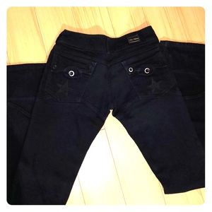 Marc Vachon size 6/30 black pants